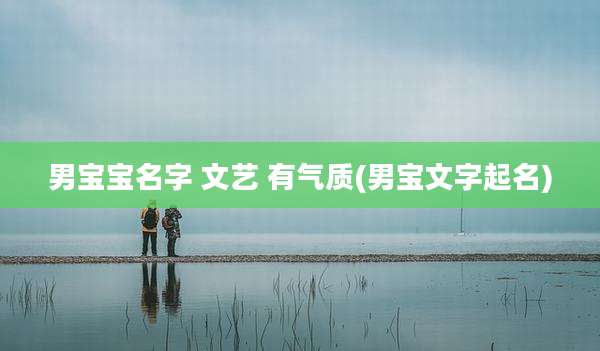 男宝宝名字 文艺 有气质(男宝文字起名)