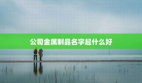 公司金属制品名字起什么好