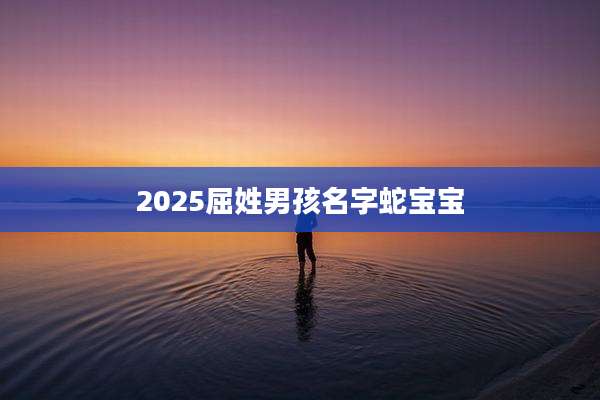 2025屈姓男孩名字蛇宝宝