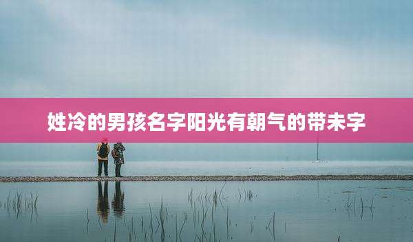 姓冷的男孩名字阳光有朝气的带未字
