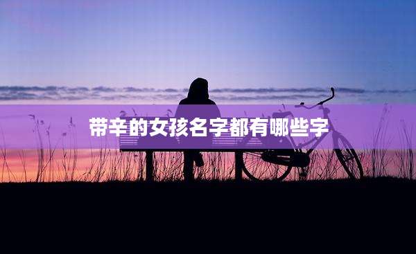 带辛的女孩名字都有哪些字