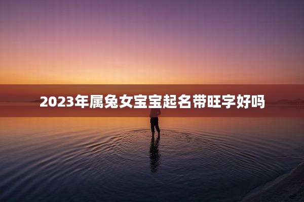 2023年属兔女宝宝起名带旺字好吗