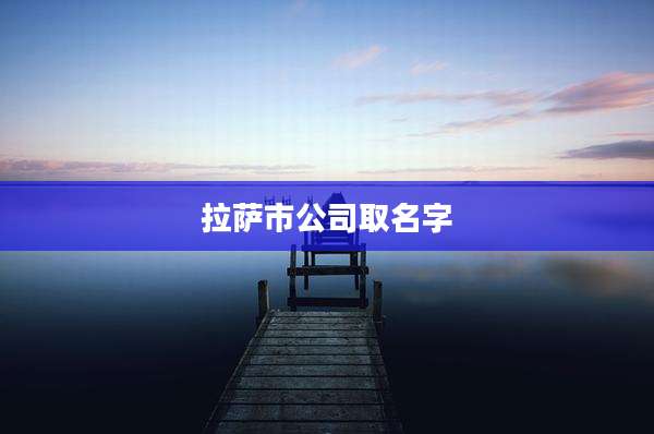 拉萨市公司取名字