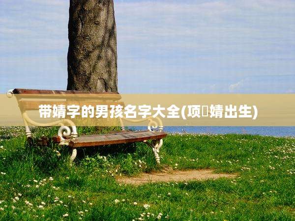 带婧字的男孩名字大全(项偞婧出生)