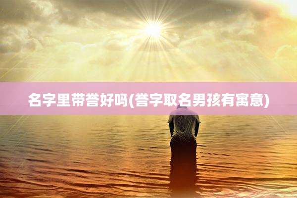 名字里带誉好吗(誉字取名男孩有寓意)
