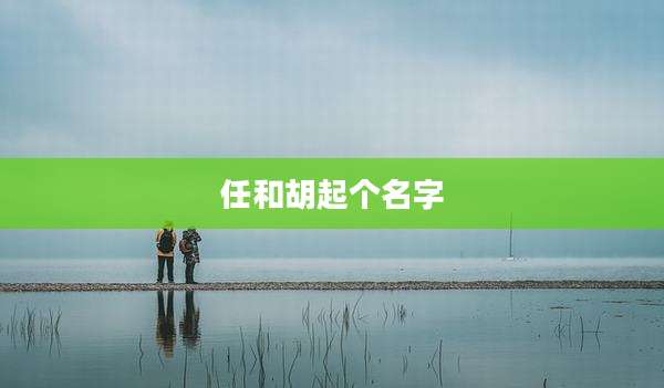 任和胡起个名字