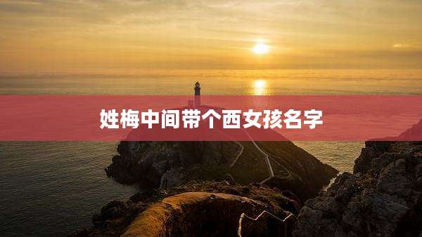 姓梅中间带个西女孩名字