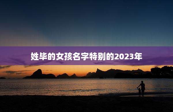 姓毕的女孩名字特别的2023年