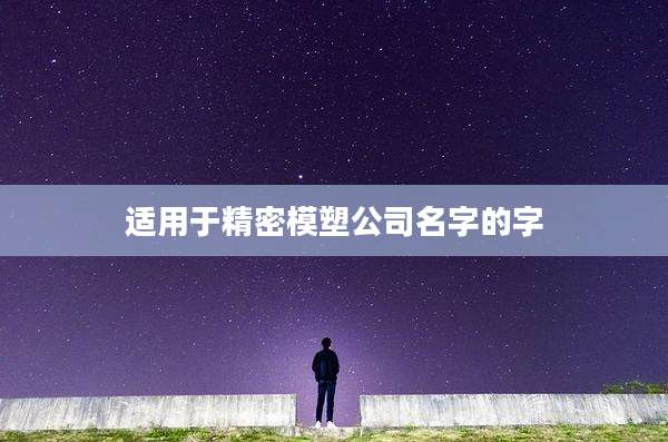 适用于精密模塑公司名字的字
