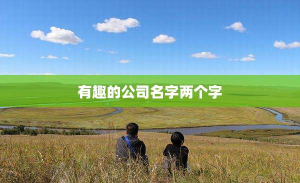有趣的公司名字两个字