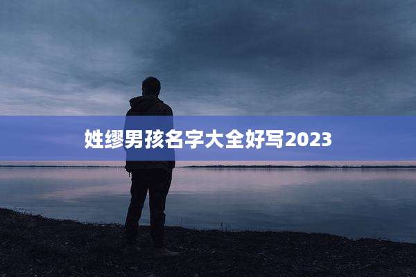 姓缪男孩名字大全好写2023