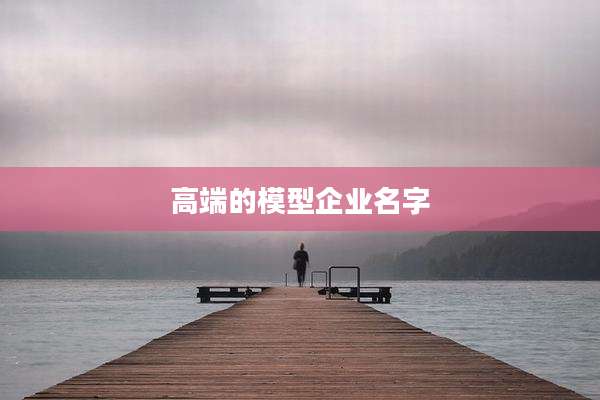 高端的模型企业名字