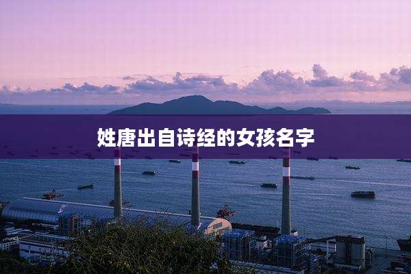姓唐出自诗经的女孩名字