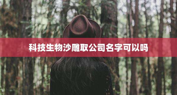 科技生物沙雕取公司名字可以吗