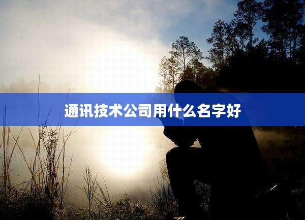 通讯技术公司用什么名字好