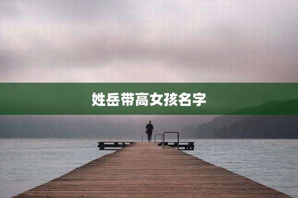 姓岳带高女孩名字