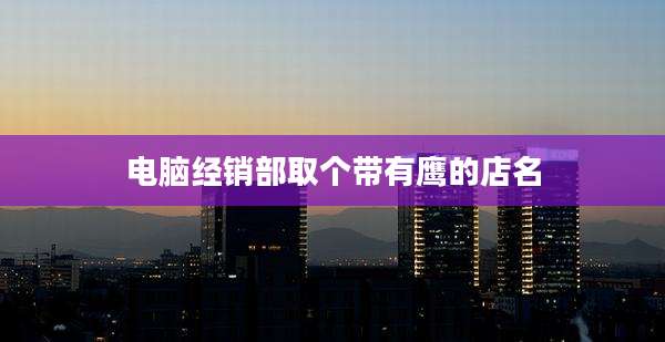 电脑经销部取个带有鹰的店名