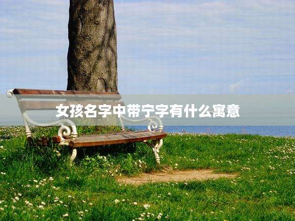 女孩名字中带宁字有什么寓意