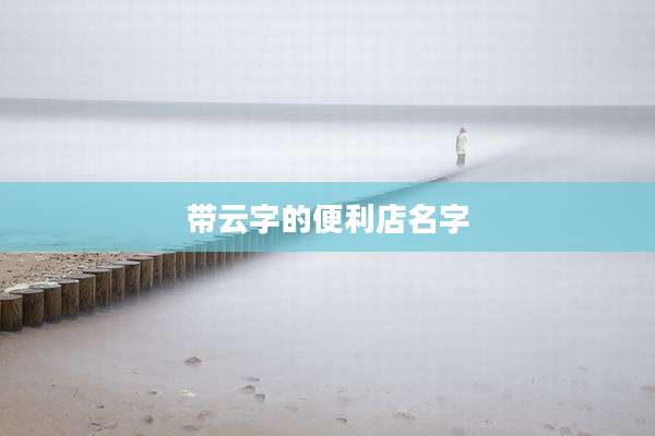 带云字的便利店名字