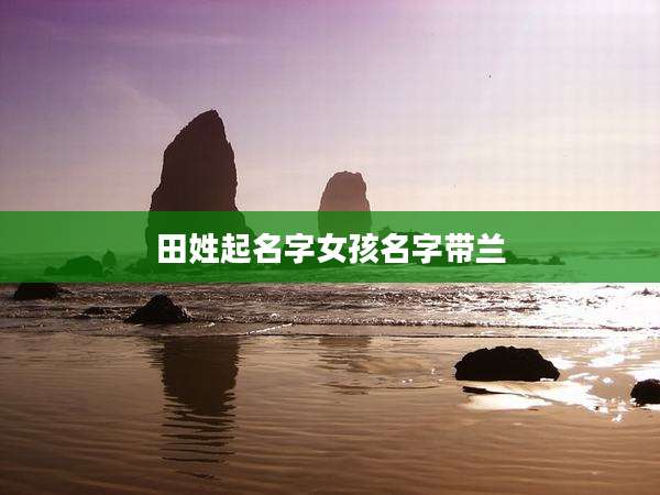 田姓起名字女孩名字带兰