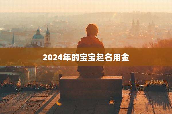 2024年的宝宝起名用金