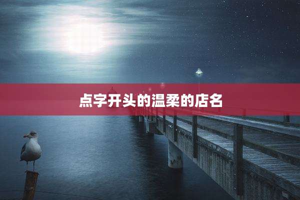 点字开头的温柔的店名