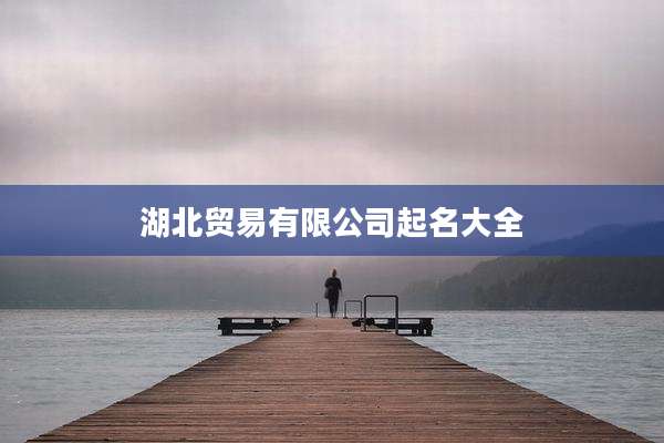 湖北贸易有限公司起名大全