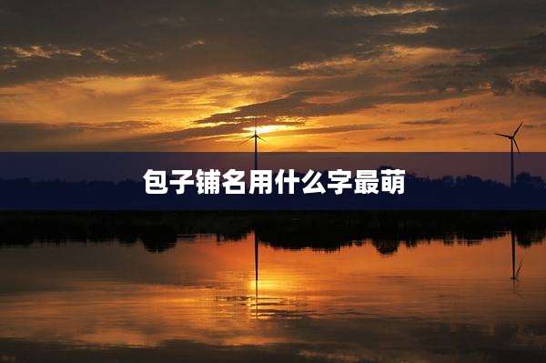 包子铺名用什么字最萌