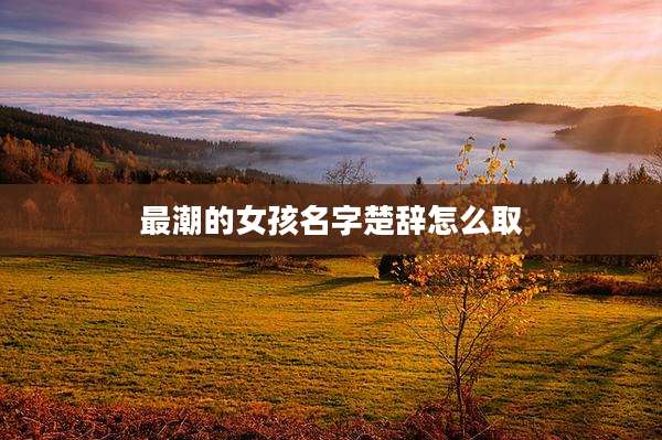 最潮的女孩名字楚辞怎么取