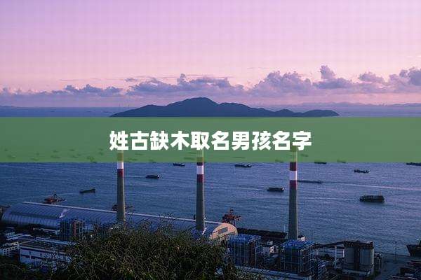 姓古缺木取名男孩名字