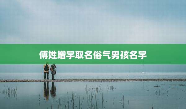 傅姓增字取名俗气男孩名字