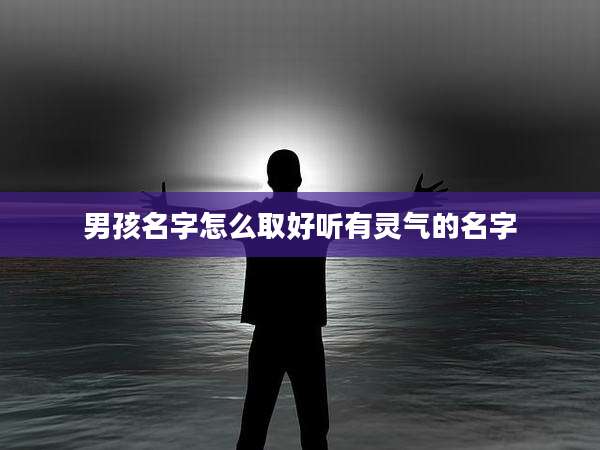 男孩名字怎么取好听有灵气的名字