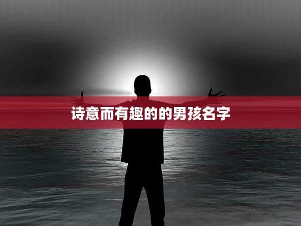 诗意而有趣的的男孩名字