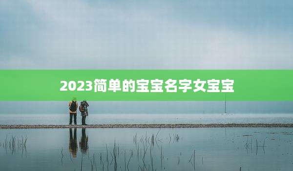 2023简单的宝宝名字女宝宝