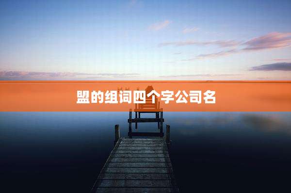 盟的组词四个字公司名
