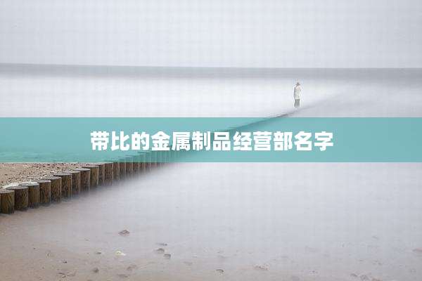 带比的金属制品经营部名字