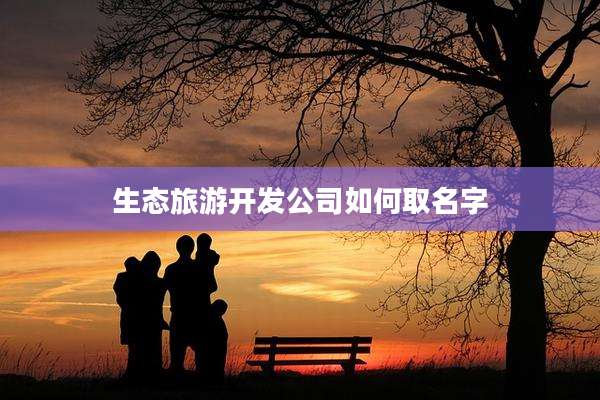 生态旅游开发公司如何取名字