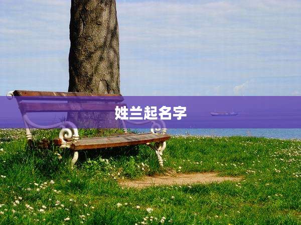 姓兰起名字