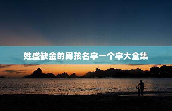 姓盛缺金的男孩名字一个字大全集