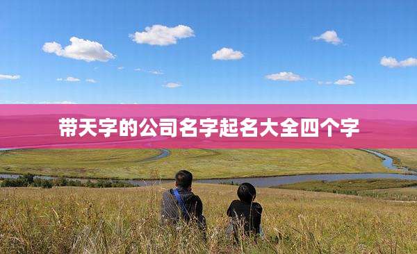 带天字的公司名字起名大全四个字