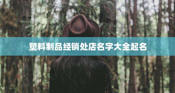 塑料制品经销处店名字大全起名