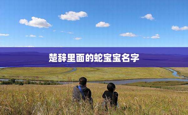 楚辞里面的蛇宝宝名字