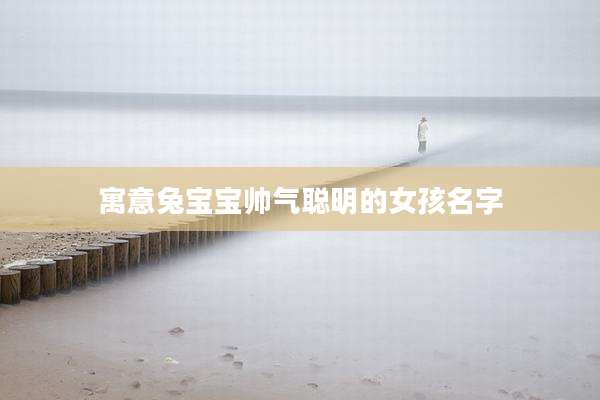 寓意兔宝宝帅气聪明的女孩名字