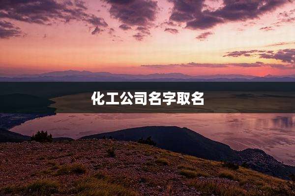 化工公司名字取名