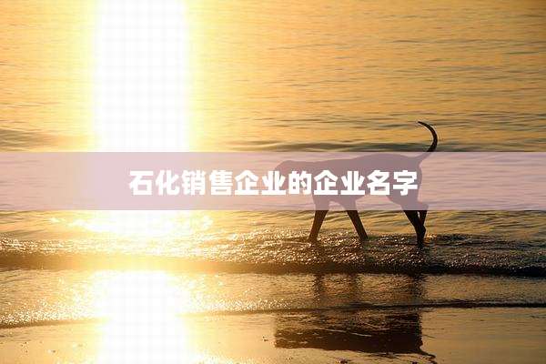 石化销售企业的企业名字