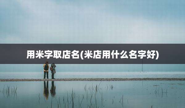 用米字取店名(米店用什么名字好)