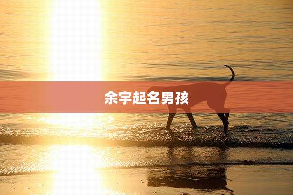 余字起名男孩