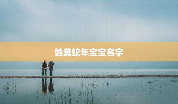 姓龚蛇年宝宝名字