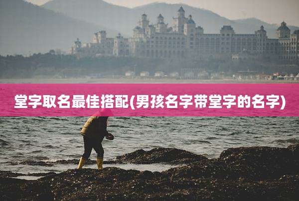 堂字取名最佳搭配(男孩名字带堂字的名字)