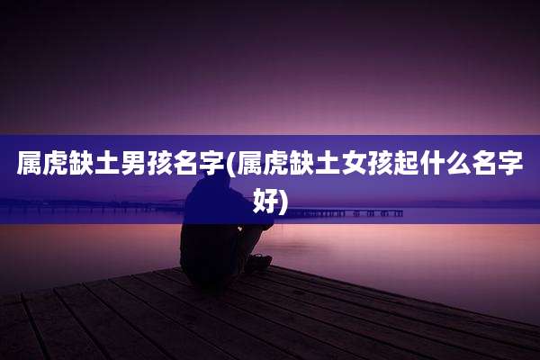 属虎缺土男孩名字(属虎缺土女孩起什么名字好)